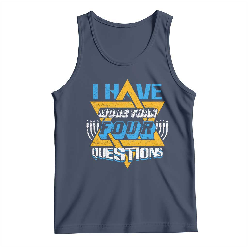 Funny Passover Tank Top Funny I Have More Than Four Questions  Passover Kids