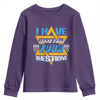 Funny Passover Youth Sweatshirt Funny I Have More Than Four Questions  Passover Kids