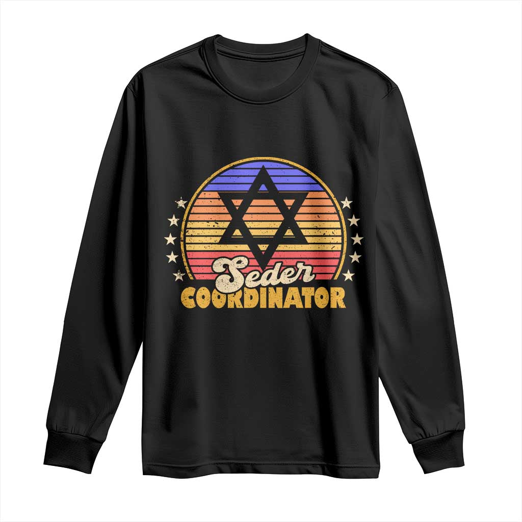 Funny Passover Long Sleeve Shirt Seder Coordinator Jewish Passover Leader