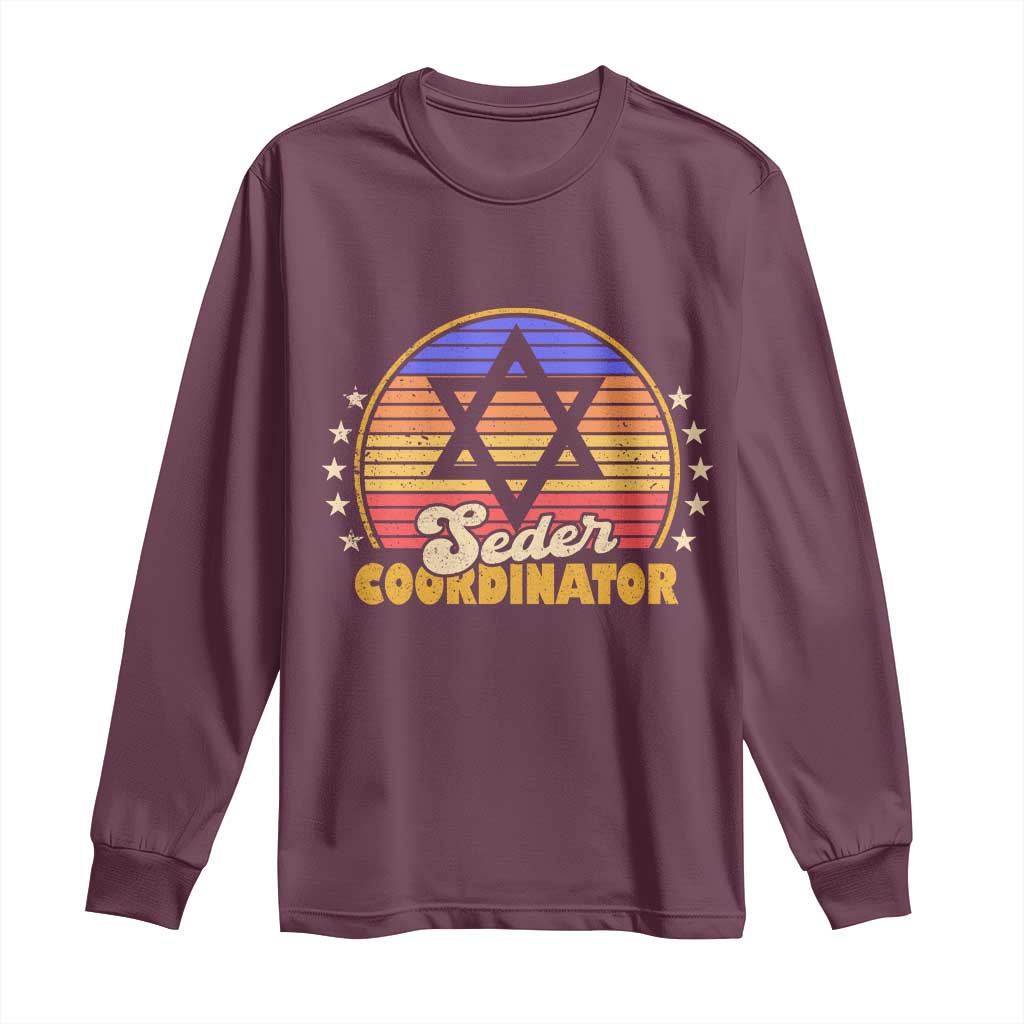 Funny Passover Long Sleeve Shirt Seder Coordinator Jewish Passover Leader