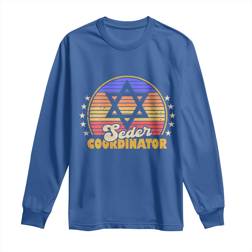 Funny Passover Long Sleeve Shirt Seder Coordinator Jewish Passover Leader
