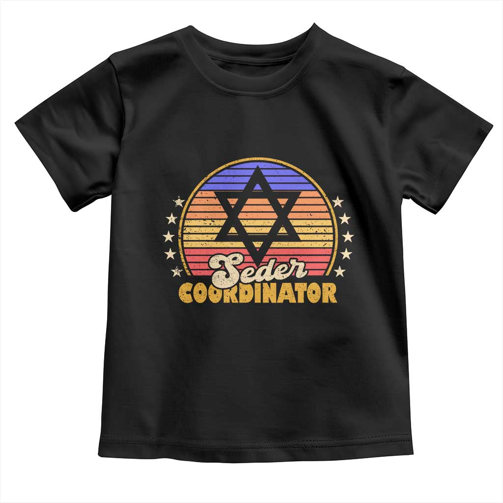 Funny Passover Toddler T Shirt Seder Coordinator Jewish Passover Leader