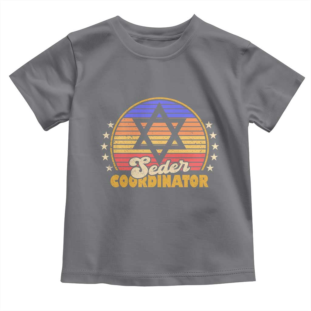 Funny Passover Toddler T Shirt Seder Coordinator Jewish Passover Leader