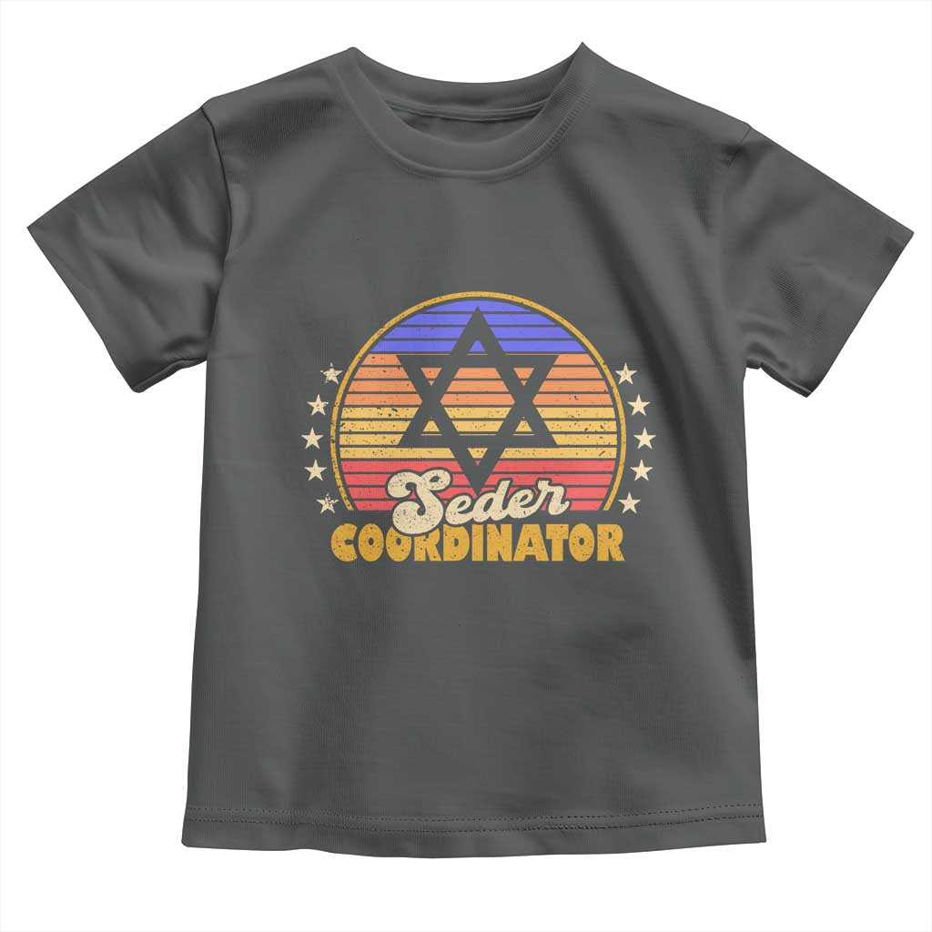 Funny Passover Toddler T Shirt Seder Coordinator Jewish Passover Leader