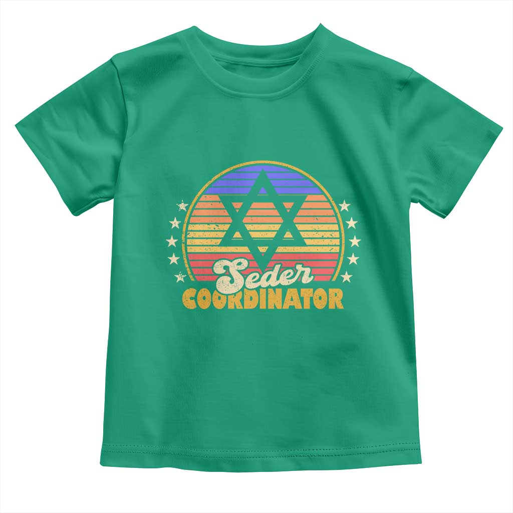 Funny Passover Toddler T Shirt Seder Coordinator Jewish Passover Leader