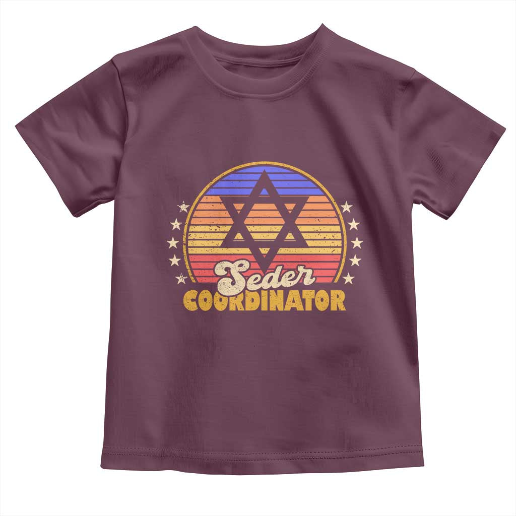 Funny Passover Toddler T Shirt Seder Coordinator Jewish Passover Leader