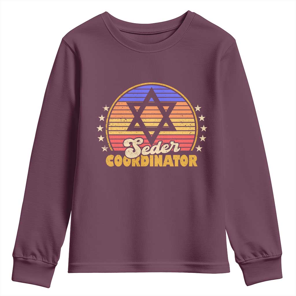 Funny Passover Youth Sweatshirt Seder Coordinator Jewish Passover Leader