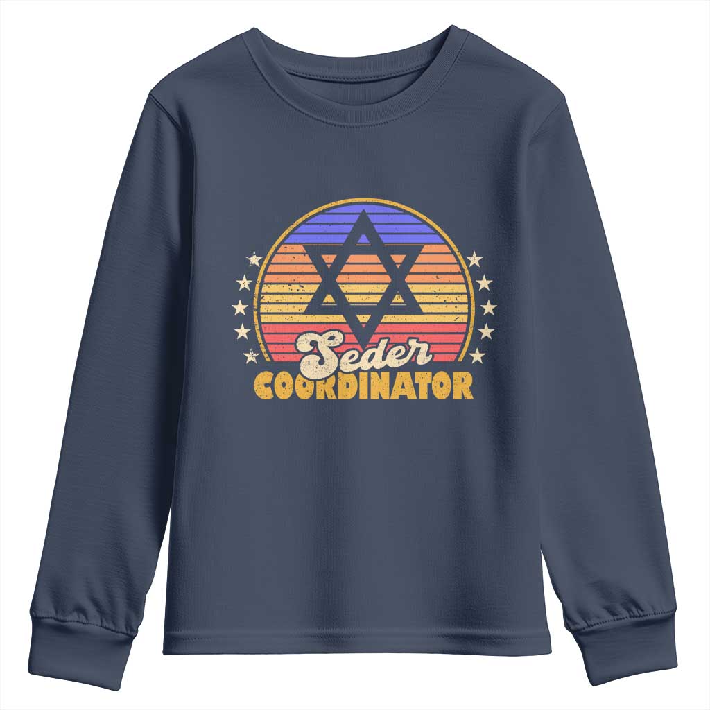 Funny Passover Youth Sweatshirt Seder Coordinator Jewish Passover Leader