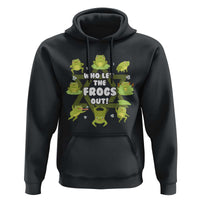 Funny Passover Hoodie Who Let the Frogs Out  Jewish Seder Fami