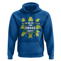 Funny Passover Hoodie Who Let the Frogs Out  Jewish Seder Fami