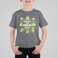 Funny Passover T Shirt For Kid Who Let the Frogs Out  Jewish Seder Fami