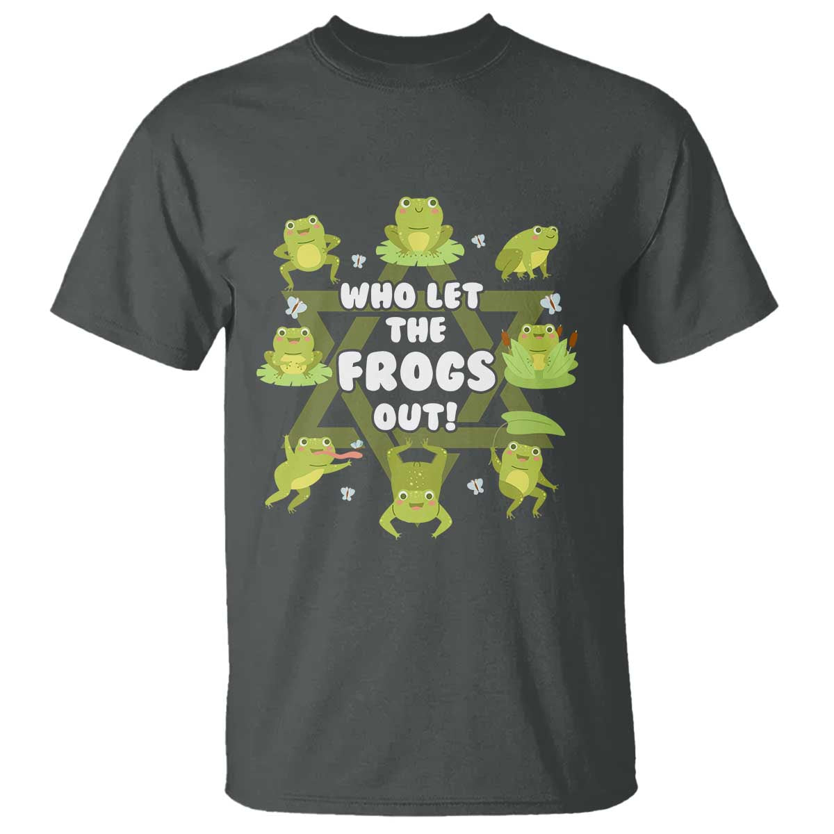 Funny Passover T Shirt Who Let the Frogs Out  Jewish Seder Fami