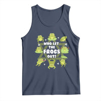 Funny Passover Tank Top Who Let the Frogs Out  Jewish Seder Fami