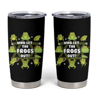 Funny Passover Tumbler Cup Who Let the Frogs Out  Jewish Seder Fami