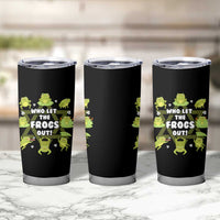 Funny Passover Tumbler Cup Who Let the Frogs Out  Jewish Seder Fami