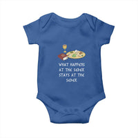 Funny Passover Seder Baby Onesie What Happens At The Seder Stays At The Seder Jewish Holiday