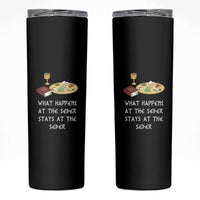 Funny Passover Seder Skinny Tumbler What Happens At The Seder Stays At The Seder Jewish Holiday