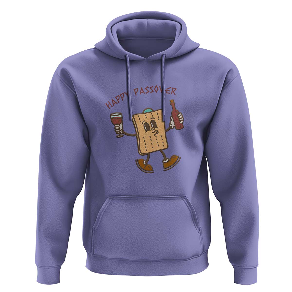 Happy Passover Matzah Drinking Hoodie Wine and Matzo Matzatarian Funny Pesach Jewish