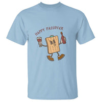 Happy Passover Matzah Drinking T Shirt Wine and Matzo Matzatarian Funny Pesach Jewish