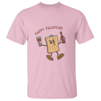 Happy Passover Matzah Drinking T Shirt Wine and Matzo Matzatarian Funny Pesach Jewish