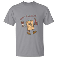 Happy Passover Matzah Drinking T Shirt Wine and Matzo Matzatarian Funny Pesach Jewish