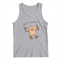 Happy Passover Matzah Drinking Tank Top Wine and Matzo Matzatarian Funny Pesach Jewish