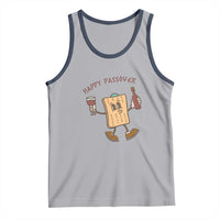 Happy Passover Matzah Drinking Tank Top Wine and Matzo Matzatarian Funny Pesach Jewish