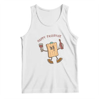 Happy Passover Matzah Drinking Tank Top Wine and Matzo Matzatarian Funny Pesach Jewish