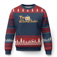 Funny Passover Ugly Christmas Sweater Afikoman Hunter Jewish Family Seder Matzah - Wonder Print Shop