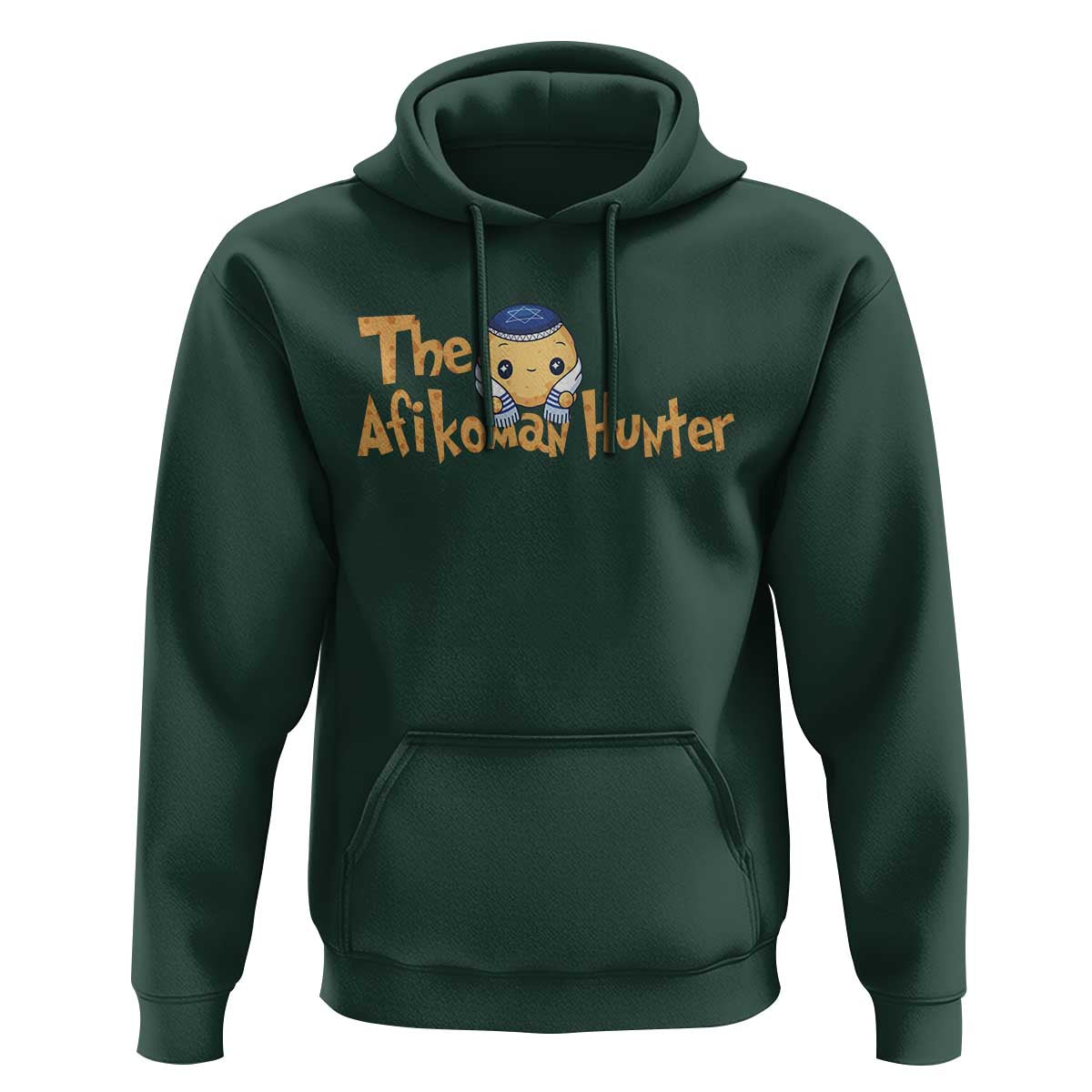 Funny Passover Hoodie Afikoman Hunter Jewish Family Seder Matzah