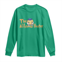 Funny Passover Long Sleeve Shirt Afikoman Hunter Jewish Family Seder Matzah