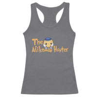 Funny Passover Racerback Tank Top Afikoman Hunter Jewish Family Seder Matzah