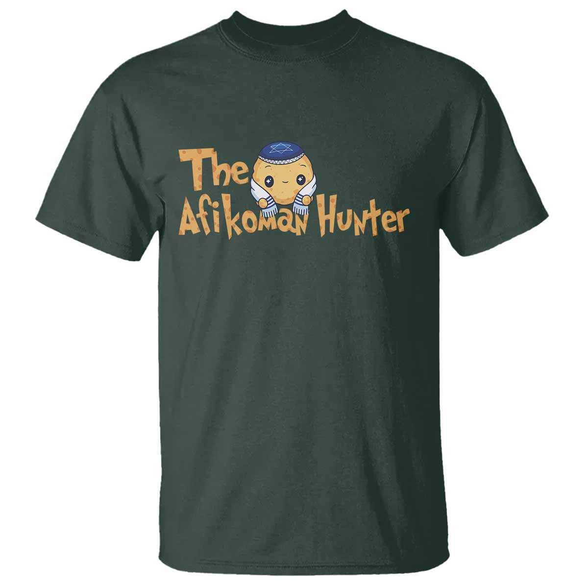 Funny Passover T Shirt Afikoman Hunter Jewish Family Seder Matzah