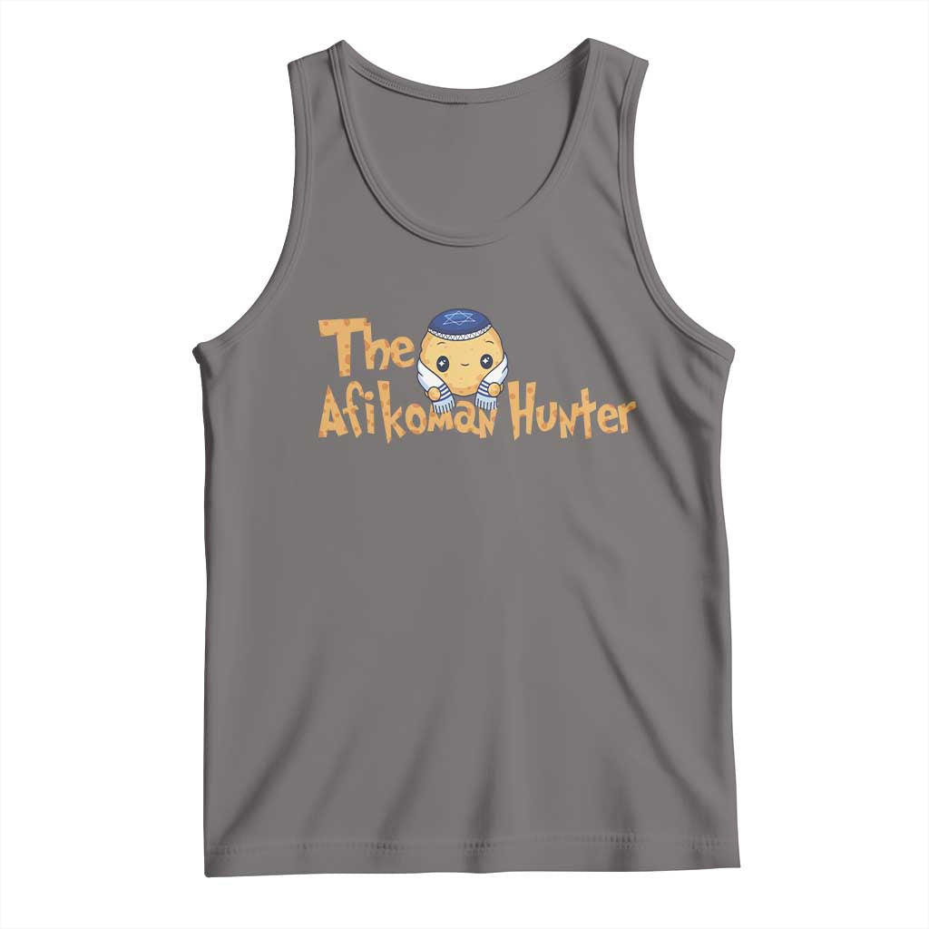 Funny Passover Tank Top Afikoman Hunter Jewish Family Seder Matzah