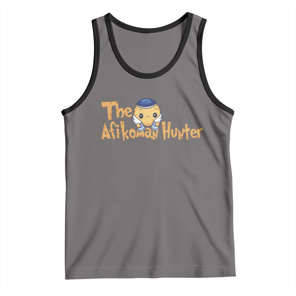 Funny Passover Tank Top Afikoman Hunter Jewish Family Seder Matzah