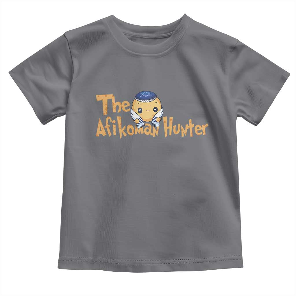 Funny Passover Toddler T Shirt Afikoman Hunter Jewish Family Seder Matzah