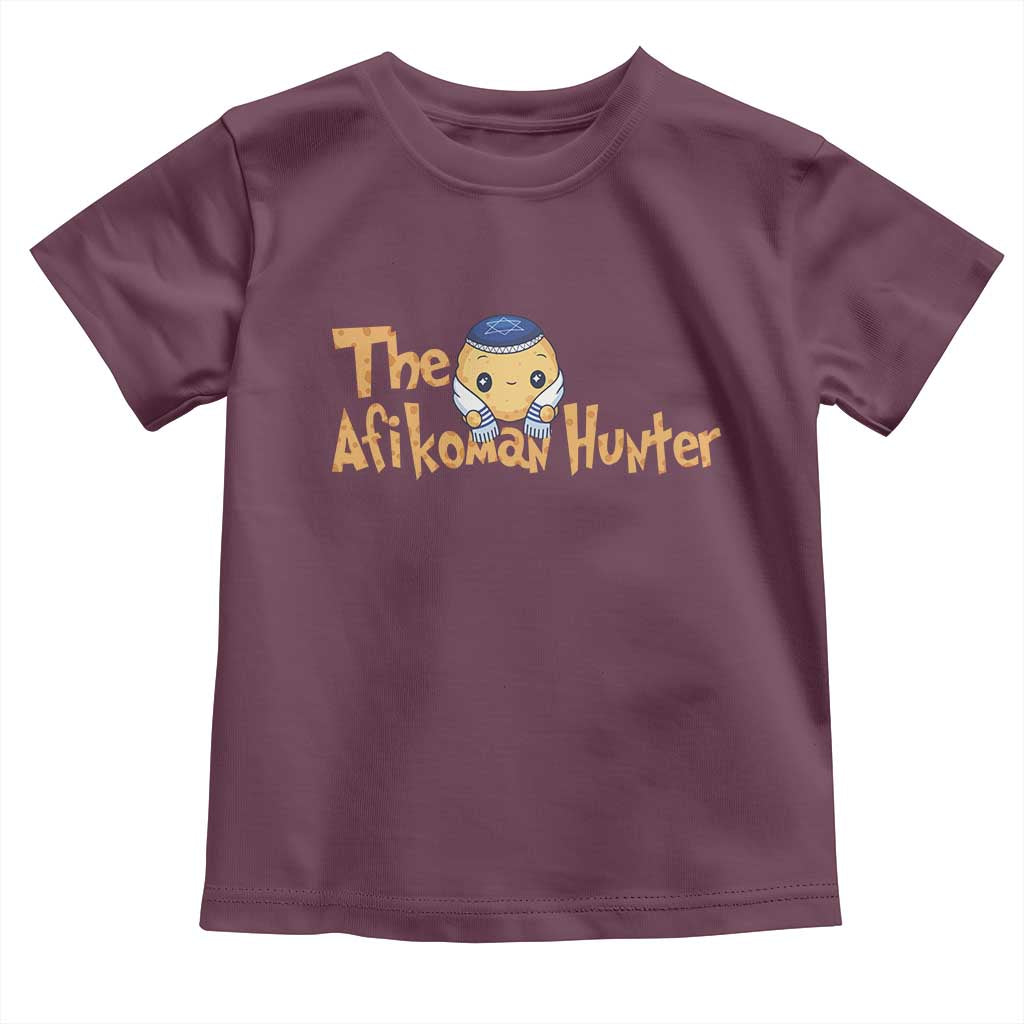 Funny Passover Toddler T Shirt Afikoman Hunter Jewish Family Seder Matzah