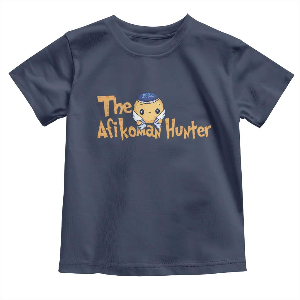 Funny Passover Toddler T Shirt Afikoman Hunter Jewish Family Seder Matzah