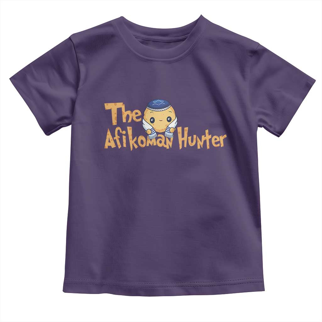 Funny Passover Toddler T Shirt Afikoman Hunter Jewish Family Seder Matzah