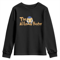 Funny Passover Youth Sweatshirt Afikoman Hunter Jewish Family Seder Matzah