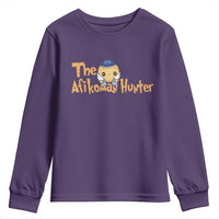 Funny Passover Youth Sweatshirt Afikoman Hunter Jewish Family Seder Matzah