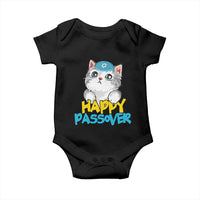 Happy Passover Cute Cat Baby Onesie Seder Jewish Pesach