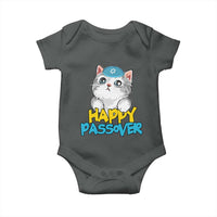 Happy Passover Cute Cat Baby Onesie Seder Jewish Pesach