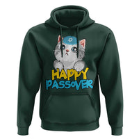 Happy Passover Cute Cat Hoodie Seder Jewish Pesach