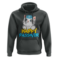 Happy Passover Cute Cat Hoodie Seder Jewish Pesach