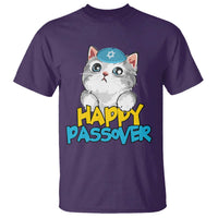 Happy Passover Cute Cat T Shirt Seder Jewish Pesach
