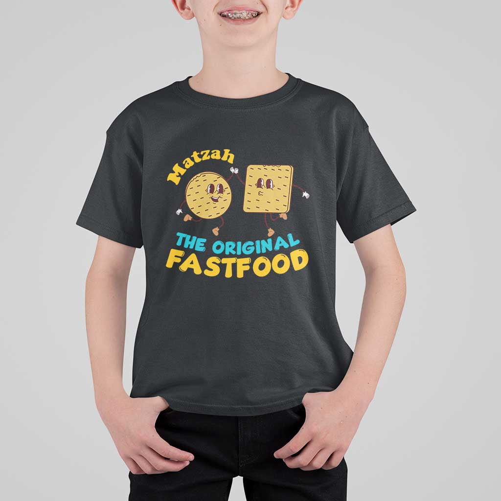 Funny Passover Matzah T Shirt For Kid The Original Fast Food Seder Jewish