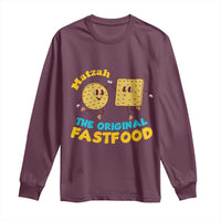Funny Passover Matzah Long Sleeve Shirt The Original Fast Food Seder Jewish