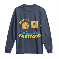 Funny Passover Matzah Long Sleeve Shirt The Original Fast Food Seder Jewish