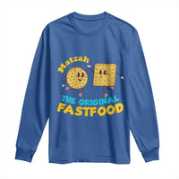 Funny Passover Matzah Long Sleeve Shirt The Original Fast Food Seder Jewish
